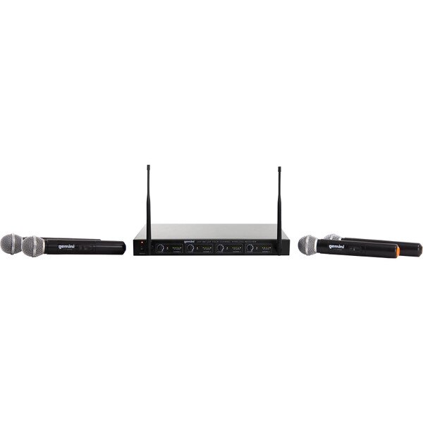 Main product image for Gemini UHF-04M 500-950 MHz Four Channel UHF Wireless Handheld System235-126